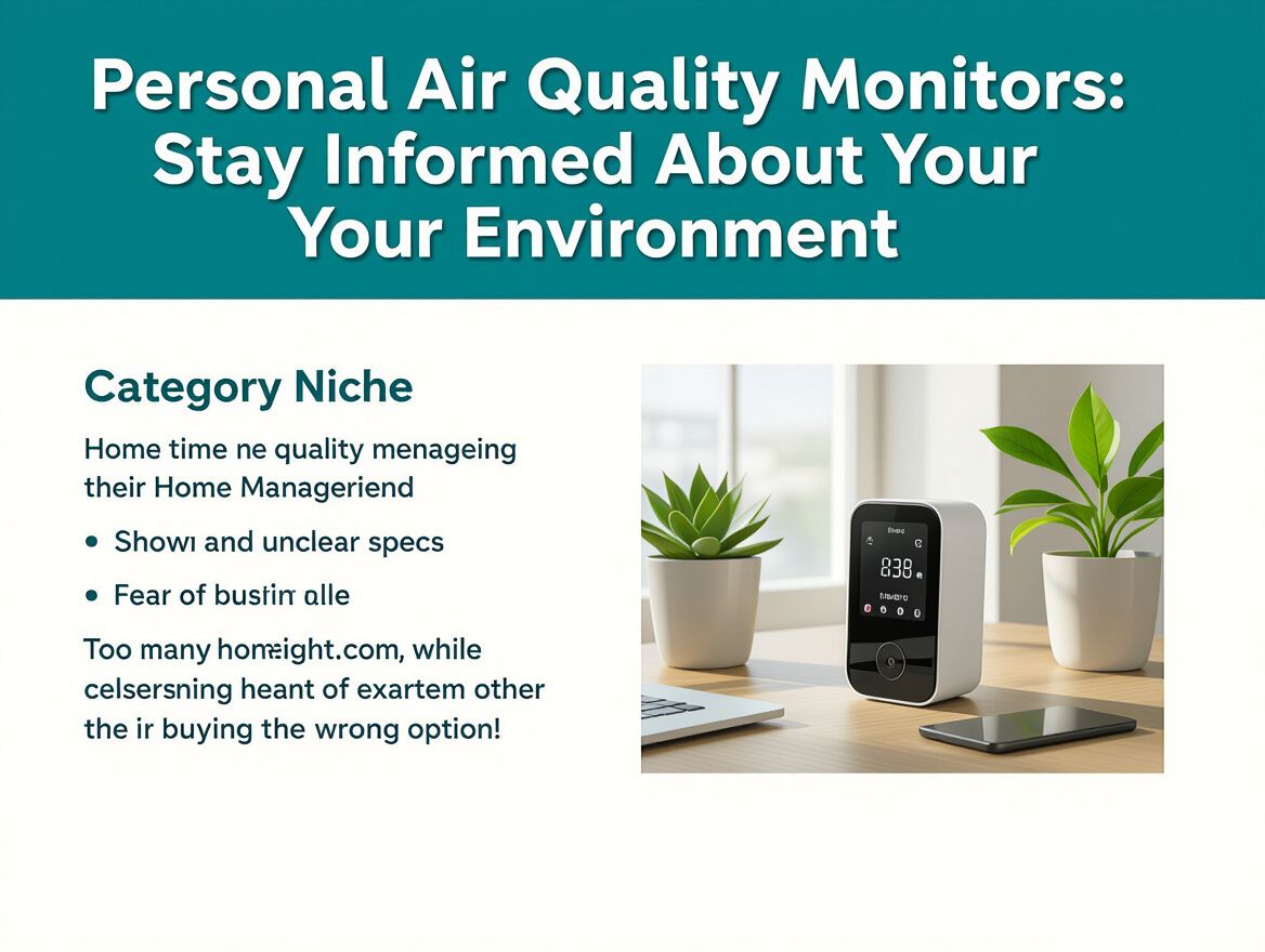 Personal Air Quality Monitors: Stay Informed About Your Environment
