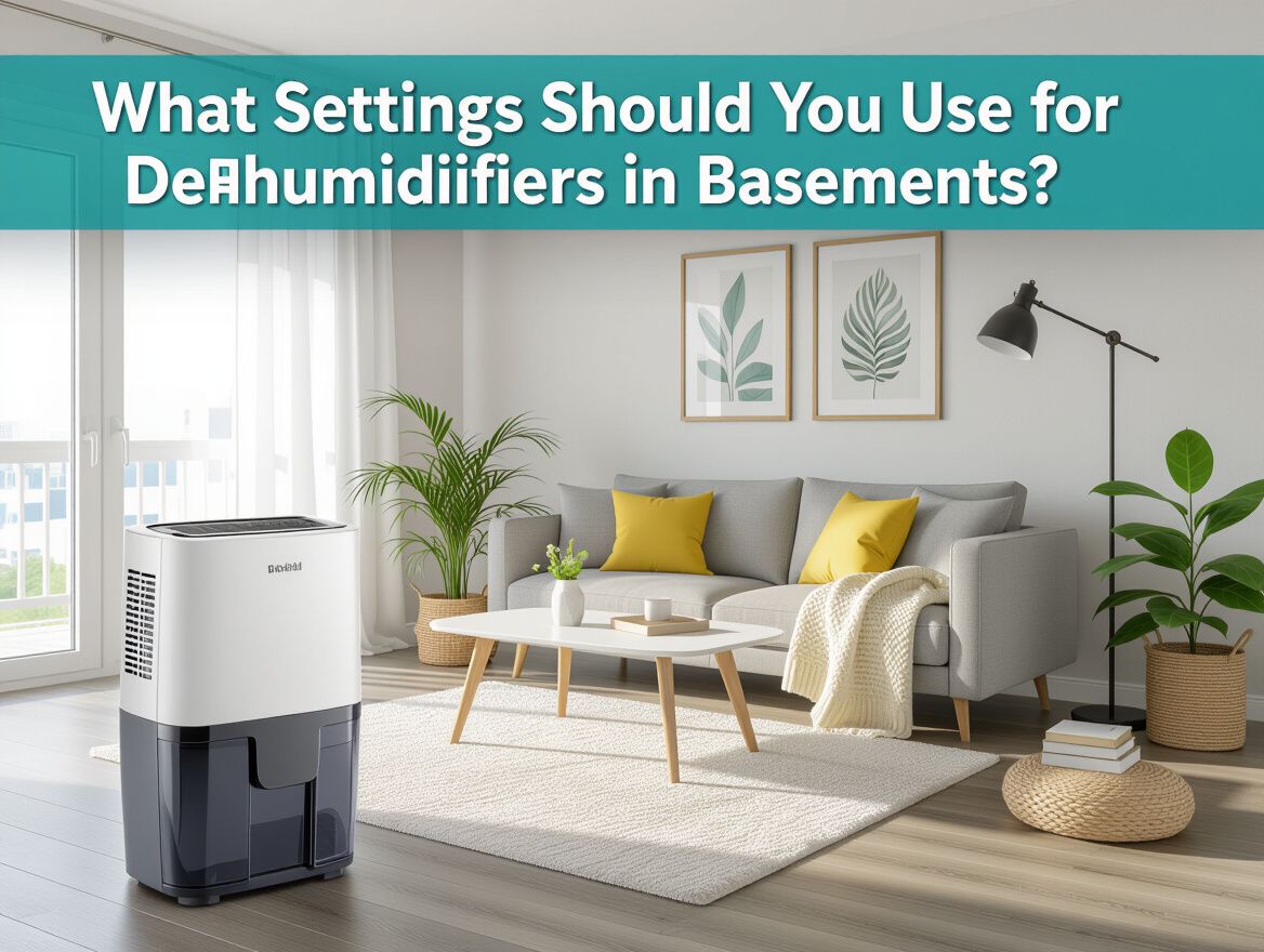 What Settings Should You Use for Dehumidifiers in Basements?